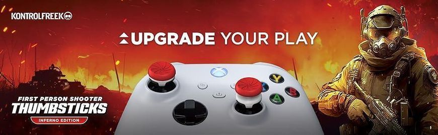 Накладки на стіки KontrolFreek Inferno Edition 2025 для Sony DualSense PS5 / DualShock PS4 1367 фото