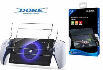 Загартоване захисне скло Dobe TP5-3576 для ігрової консолі Sony PlayStation Portal (2 шт. в комплекті) 1272 фото