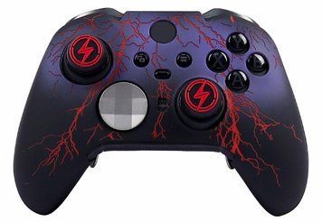Качественный защитный силиконовый чехол Red Lightning для геймпада Xbox Elite Series 2 + накладки на стики 1410 фото