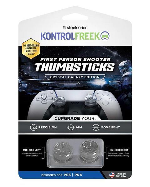 Накладки на стіки KontrolFreek Galaxy (Crystal Limited Edition) для Sony DualSense PS5 / DualShock PS4 0934 фото