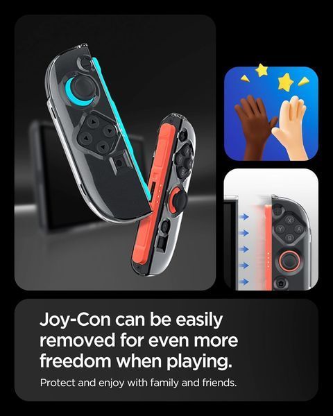 Качественный защитный чехол Toyiluya для Nintendo Switch 2 (Прозрачный поликарбонат) 1533 фото