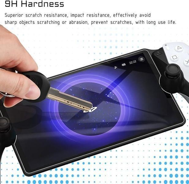 Загартоване захисне скло Dobe TP5-3576 для ігрової консолі Sony PlayStation Portal (2 шт. в комплекті) 1272 фото