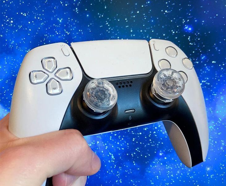 Накладки на стіки KontrolFreek Galaxy (Crystal Limited Edition) для Sony DualSense PS5 / DualShock PS4 0934 фото