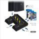 Многофункциональная зарядная станция DOBE TP4-882C с охлаждением для Sony PlayStation 4 (SLIM/PRO/FAT) и DualShock с индикатором заряда 0973 фото 10