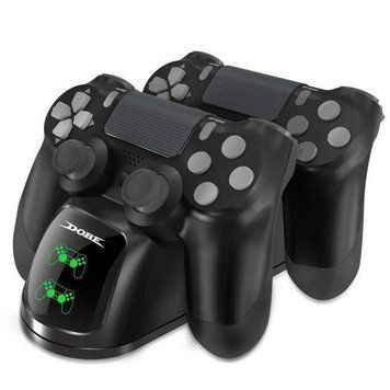 Зарядна станція DOBE TP4-889 для геймпадів DualShock 4 (PS4) з LED індикаторами (Black) 0974 фото