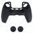 Ультратонкий силиконовый чехол Full Black для геймпада Sony DualSense&trade; (PS5) + в подарок накладки на стики 1124 фото