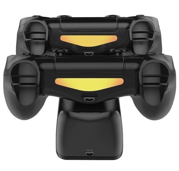 Зарядна станція DOBE TP4-889 для геймпадів DualShock 4 (PS4) з LED індикаторами (Black) 0974 фото