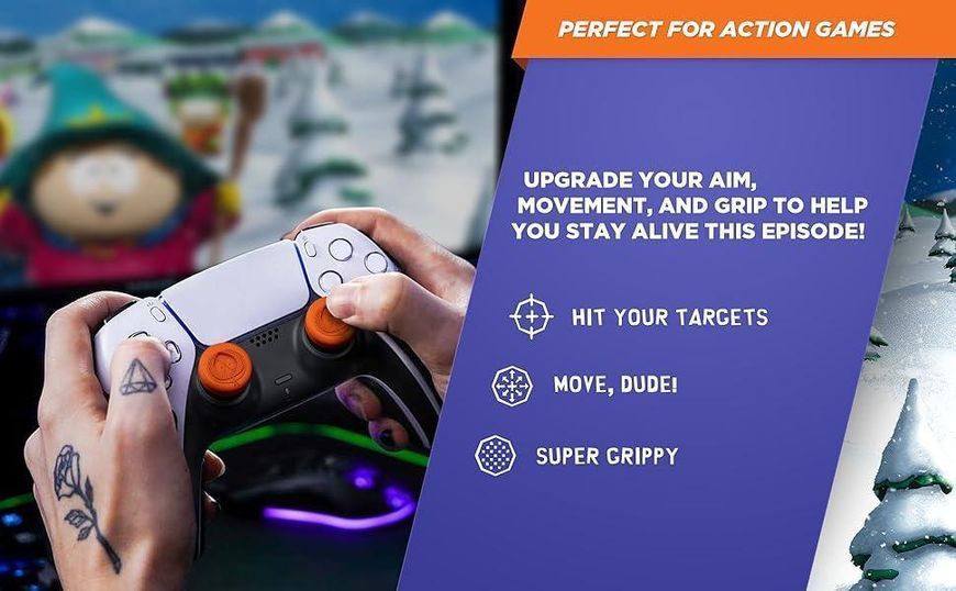 Накладки на стіки KontrolFreek South Park: Kenny Edition для Sony DualSense PS5 / DualShock PS4 1368 фото