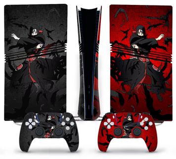 Комплект вінілових наліпок Naruto Shippuden для Sony PlayStation 5 PRO Digital Edition та Dualsense 1522 фото