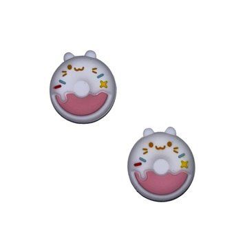 Силіконові накладки на стіки White Donut для Nintendo Switch (2шт.) 0624 фото