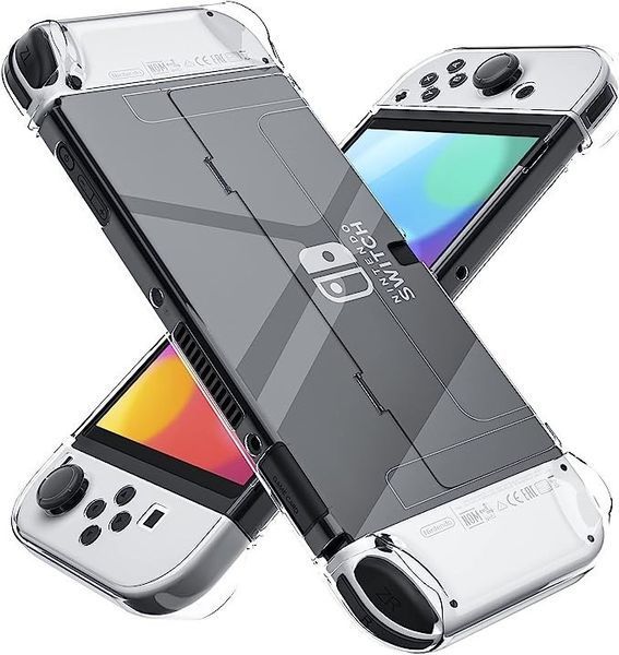 Чохол накладка Transparent для Nintendo Switch OLED (Прозорий) 0690 фото