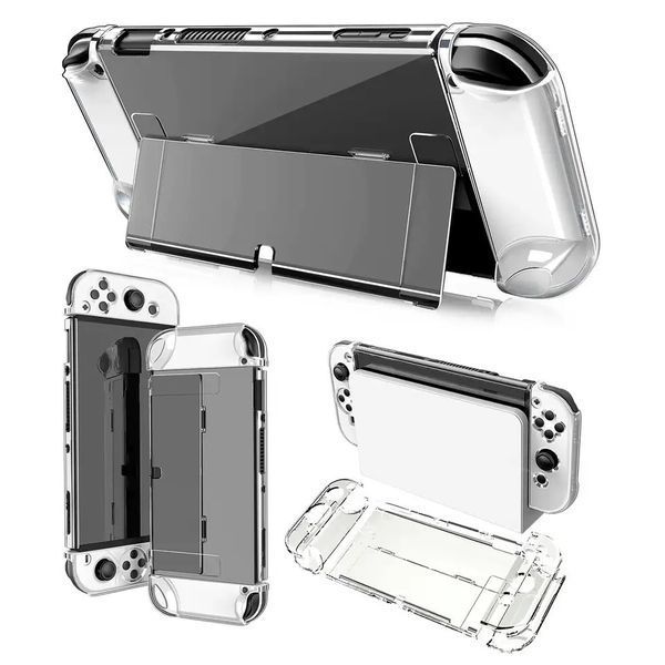 Чохол накладка Transparent для Nintendo Switch OLED (Прозорий) 0690 фото