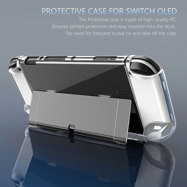 Чохол накладка Transparent для Nintendo Switch OLED (Прозорий) 0690 фото