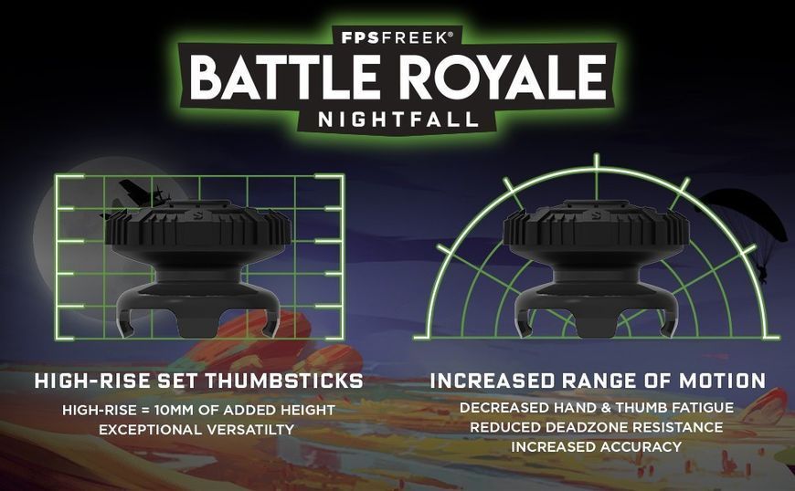 Накладки на стіки KontrolFreek Battle Royale NightFall для Sony DualShock PS4 / DualSense PS5 0325 фото