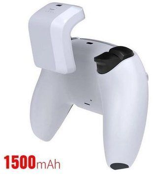 Зовнішній акумулятор DOBE TP5-0550 (1500 mah) для геймпада DualSense (PS5) з LED індикаторами 0976 фото