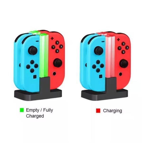 Зарядна док-станція Dobe TNS-875 для 4 контролерів Nintendo Switch / Nintendo Switch OLED з індикатором заряду 1277 фото