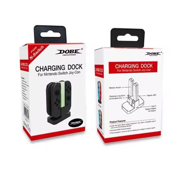 Зарядна док-станція Dobe TNS-875 для 4 контролерів Nintendo Switch / Nintendo Switch OLED з індикатором заряду 1277 фото