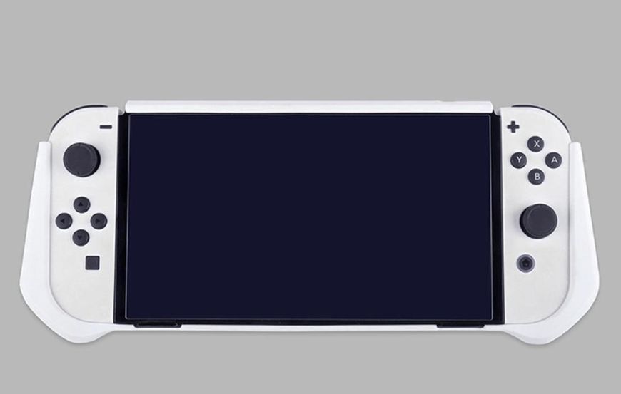 Якісний захисний чохол Protector для ігрової консолі Nintendo Switch OLED (White) 1026 фото