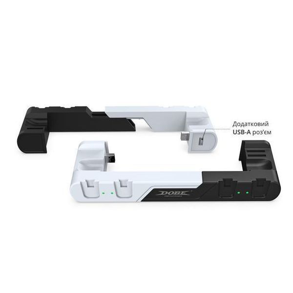 Зарядная станция DOBE TNS-0122 для четырех джойстиков Joy-Con, док станции и приставки Nintendo Switch / 1271 фото