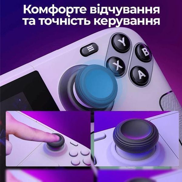 Комплект 10в1 захисних та протислизьких наліпок на корпус JSAUX Retro Boy для Steam Deck Steam Deck OLED + накладки на стіки 1456 фото