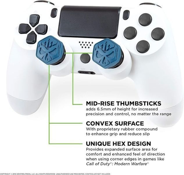 Накладки на стики KontrolFreek Call of Duty: Modern Warfare (Skull) для Sony DualShock PS4 / DualSense PS5 0839 фото