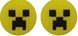Силіконові накладки на стіки Minecraft Creeper (Yellow) для Nintendo Switch / Switch OLED / Switch LITE (2шт.) 1230 фото 1