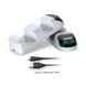 Зарядна станція DOBE TP5-0507 для геймпадів DualSense (PS5) з LED індикаторами (White) 0978 фото 4