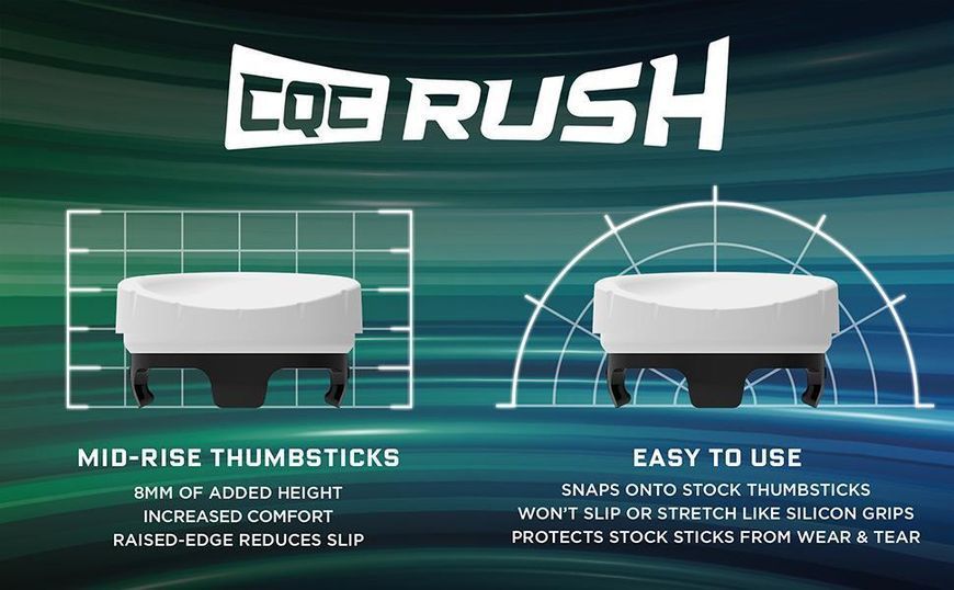 Накладки на стіки KontrolFreek CQC Rush для Sony DualSense PS5 / DualShock PS4 1078 фото