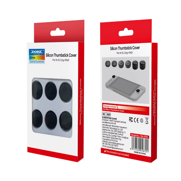 Силіконові накладки на стіки DOBE Thumbstick 6в1 для Nintendo Switch 2 1530 фото