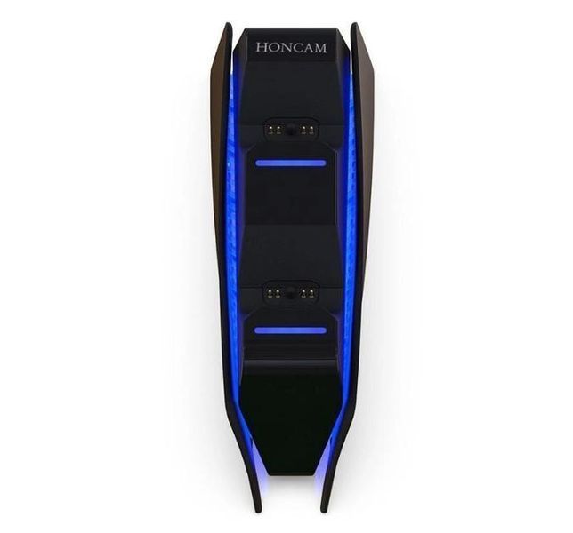 Зарядна станція Honcam для геймпадів DualSense Sony Playstation 5 (Black) 0984 фото