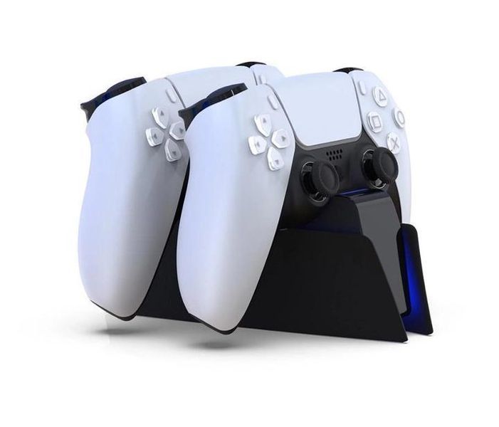 Зарядна станція Honcam для геймпадів DualSense Sony Playstation 5 (Black) 0984 фото