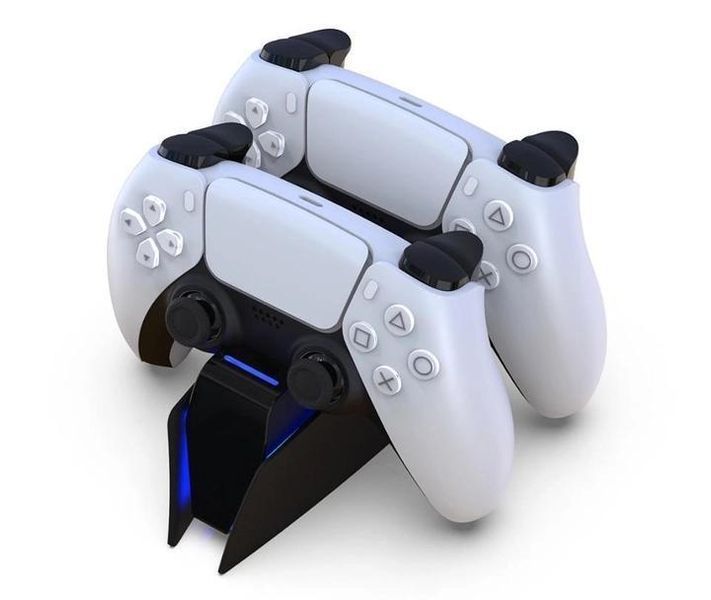 Зарядна станція Honcam для геймпадів DualSense Sony Playstation 5 (Black) 0984 фото
