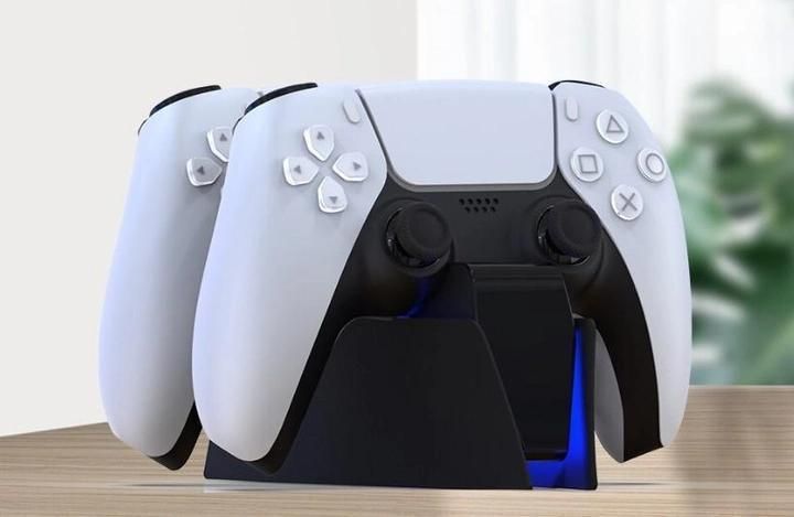 Зарядна станція Honcam для геймпадів DualSense Sony Playstation 5 (Black) 0984 фото