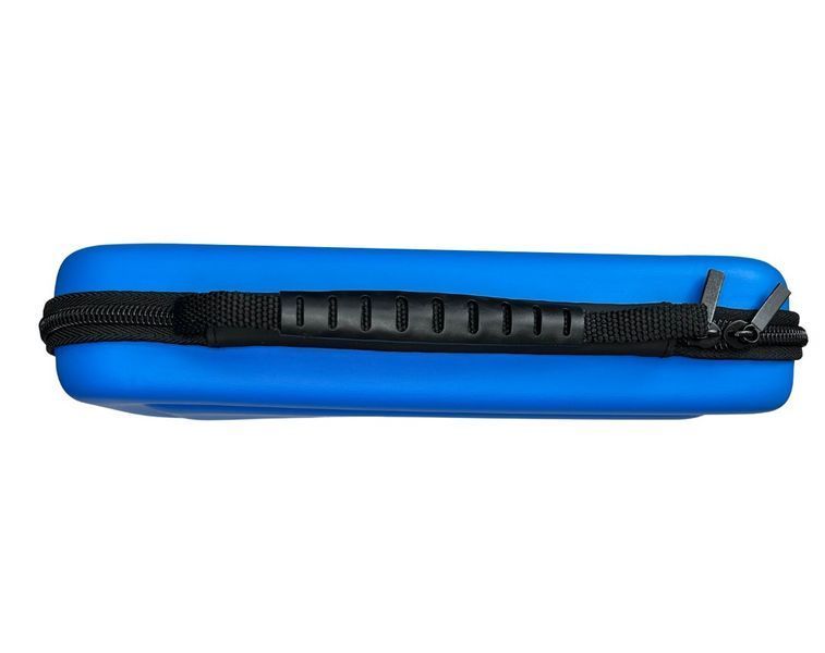 Жорсткий захисний кейс чохол для ігрової консолі Nintendo Switch / Nintendo Switch OLED (Blue) + в подарунок накладки на стіки 0741 фото