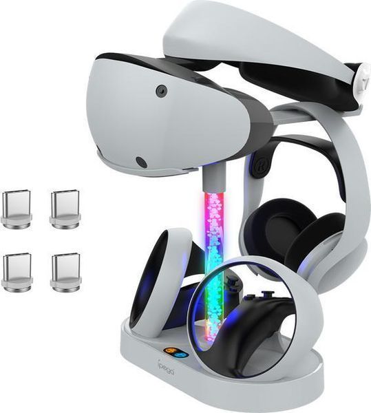 Многофункциональная подставка iPega PG-P5V001 для шлема Sony PlayStation VR2 и наушников с зарядкой для 1451 фото