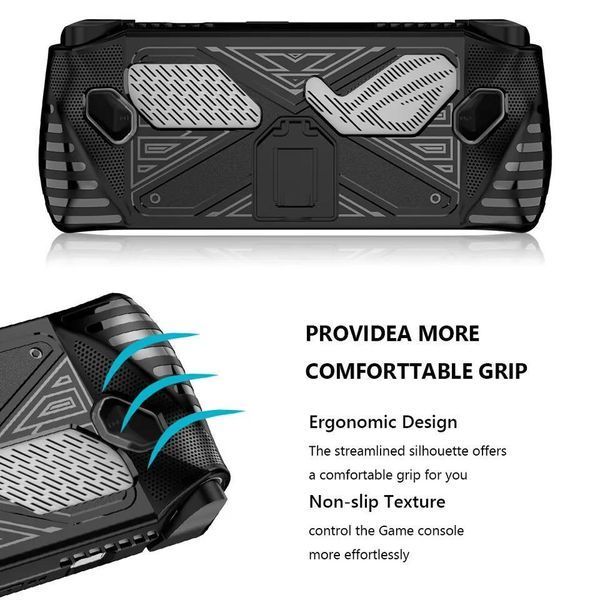 Качественный защитный чехол Protector для игровой консоли ASUS ROG Ally (Black) 1029 фото