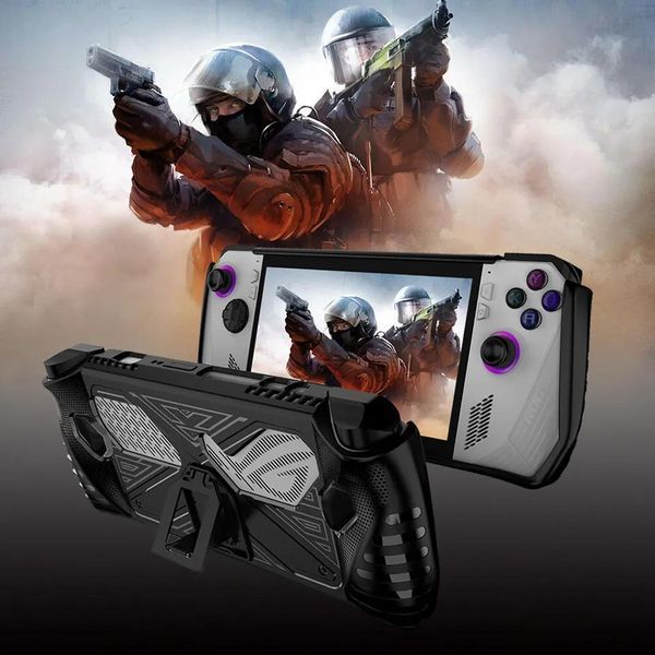 Качественный защитный чехол Protector для игровой консоли ASUS ROG Ally (Black) 1029 фото