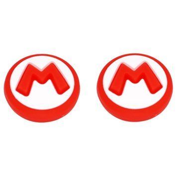Силіконові накладки на стіки Mario Nintendo Switch / Switch OLED / Switch LITE (2шт.) 1346 фото