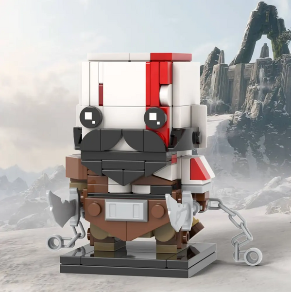 Конструктор MOOXI Brick Headz: God of War Kratos (189 деталей) 1487 фото