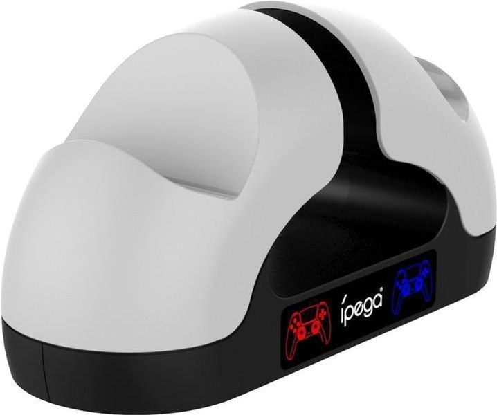 Зарядная станция iPega PG-P5008 для геймпадов Sony DualSense PS5 с индикатором заряда 1452 фото