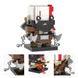 Конструктор MOOXI Brick Headz: God of War Kratos (189 деталей) 1487 фото 4