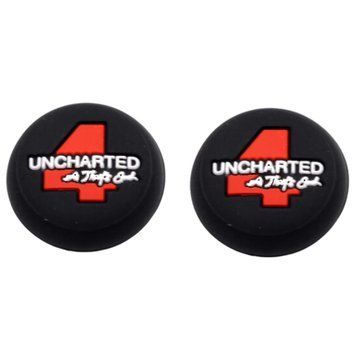 Силіконові накладки на стіки Uncharted 4: A Thief's End для геймпадів Sony DualShock PS4 / DualSense PS5 / Xbox Series|One (2шт.) 1136 фото