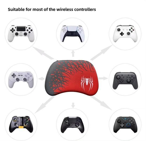 Ударостійкий захисний кейс Spider-Man для геймпадів PlayStation DualSense (PS5) / DualShock (PS4) / Xbox Series | One / Pro 1036 фото