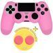 Защитный силиконовый чехол Full Black для геймпада Sony DualShock 4 (PS4) + в подарок накладки на стики 0898 фото