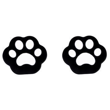 Силіконові накладки на стіки Paws (Black/Pink) для Nintendo Switch / Switch OLED / Switch LITE (2шт.) 1332 фото