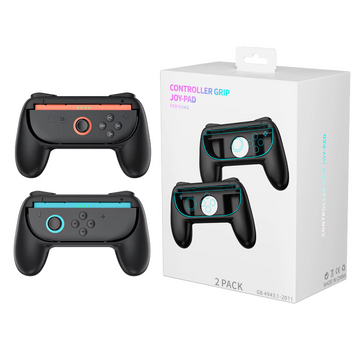 Тримачі JYS Controller Grip Black (2 шт.) для Joy-Con Nintendo Switch 2 1536 фото
