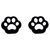 Силіконові накладки на стіки Paws (Black/Pink) для Nintendo Switch / Switch OLED / Switch LITE (2шт.) 1332 фото