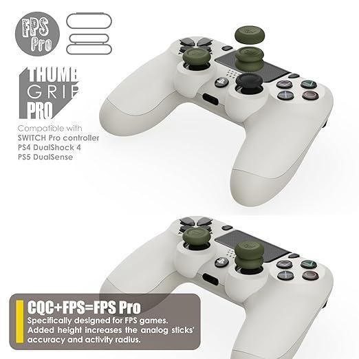 Накладки на стики Skull & Co. White (6в1) для геймпадов Sony DualSense PS5 / DualShock PS4 / Pro Controller 1239 фото