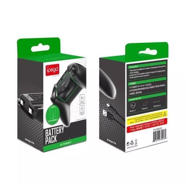 Акумуляторна батарея iPega PG-XBX001 (1000 mAh) + кабель Type-C для геймпаду Microsoft Xbox Series S|X 0987 фото