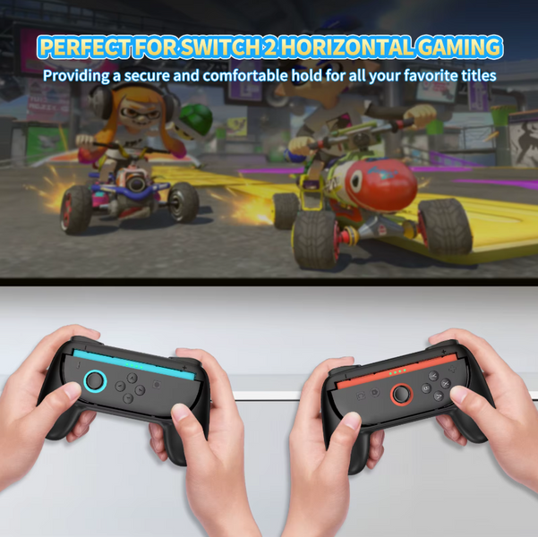 Держатели JYS Controller Grip Black (2 шт.) для Joy-Con Nintendo Switch 2 1536 фото